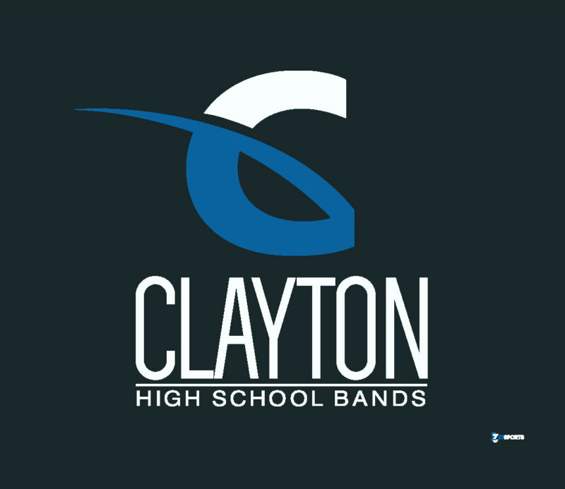 Clayton High School Bands blanket black